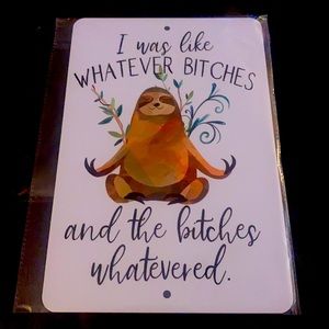 Metal wall decor humor